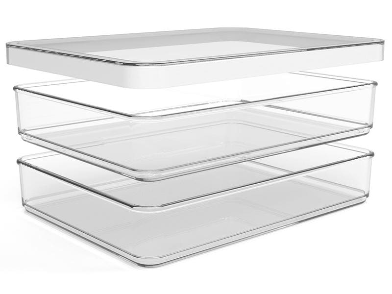 Rotho | Premium Foodcenter 2x 0,85 l LOFT | 20 x 15 x 7