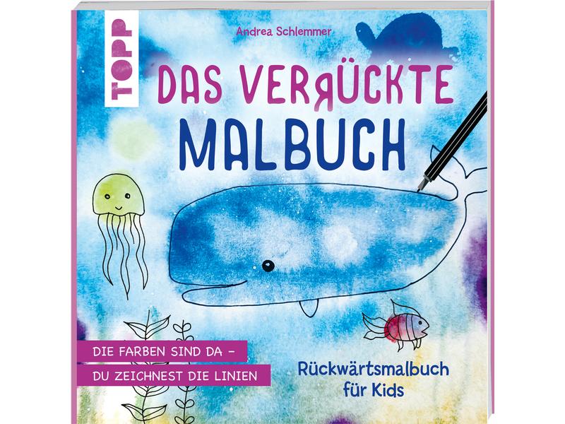 Frechverlag | Topp Malbuch Rückwärts für Kids | 80 Seiten