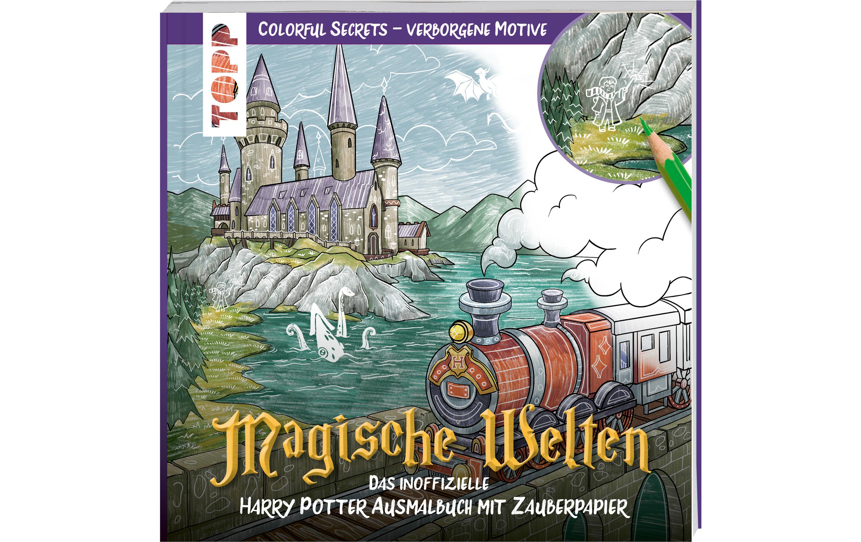 Topp Malbuch Zauberpapier Harry Potter