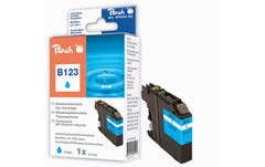 Peach, Tinte Brother LC-123 Cyan