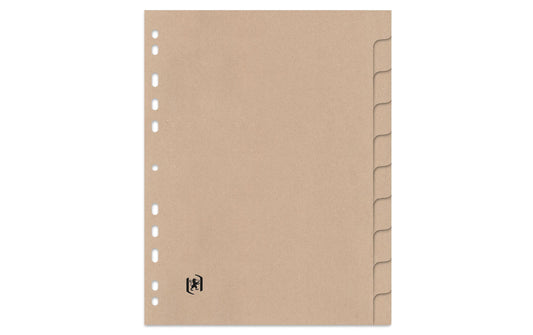 Oxford, Register 10-teilig A4, Beige