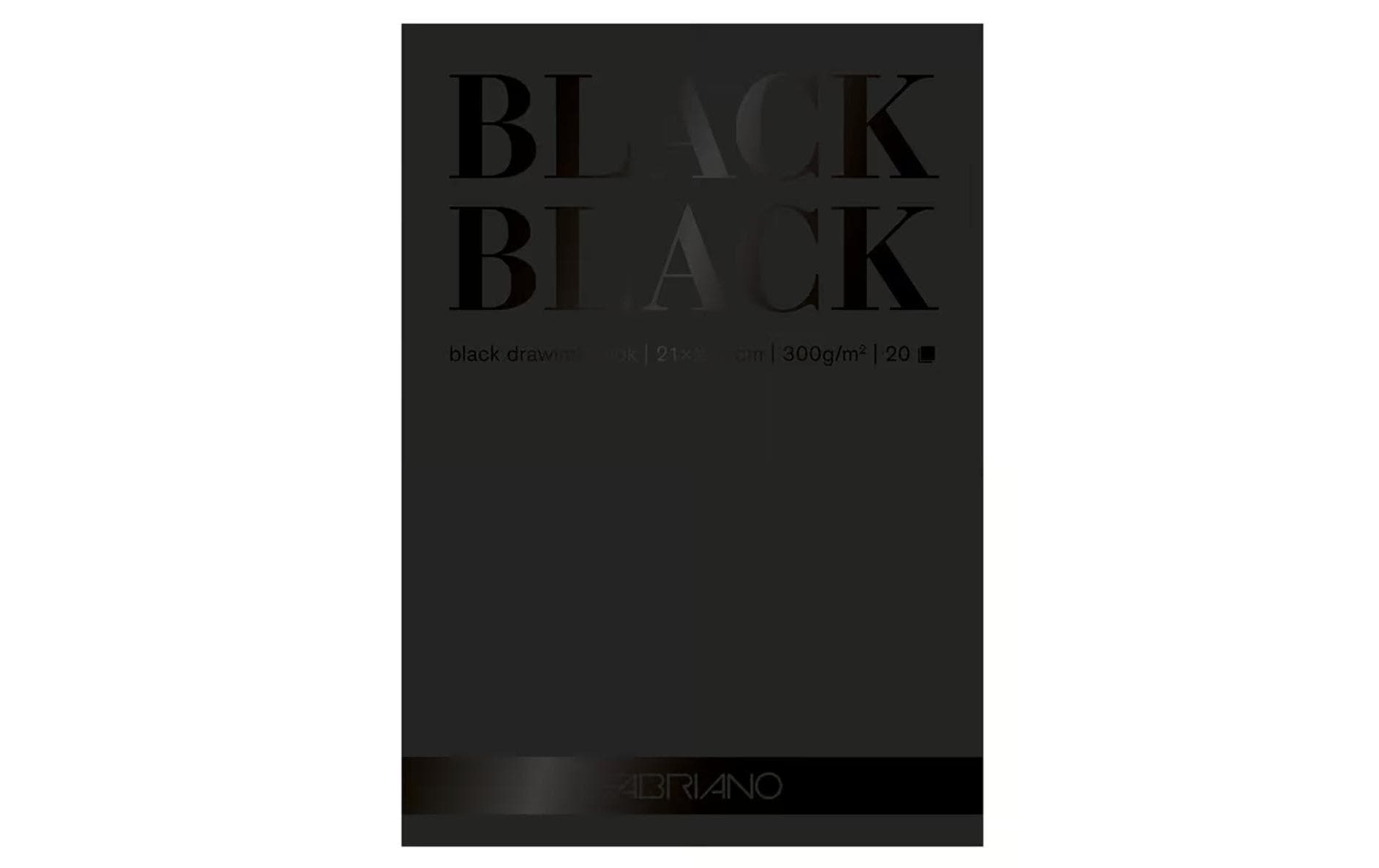 Fabriano Künstlerpapier Black Black A4