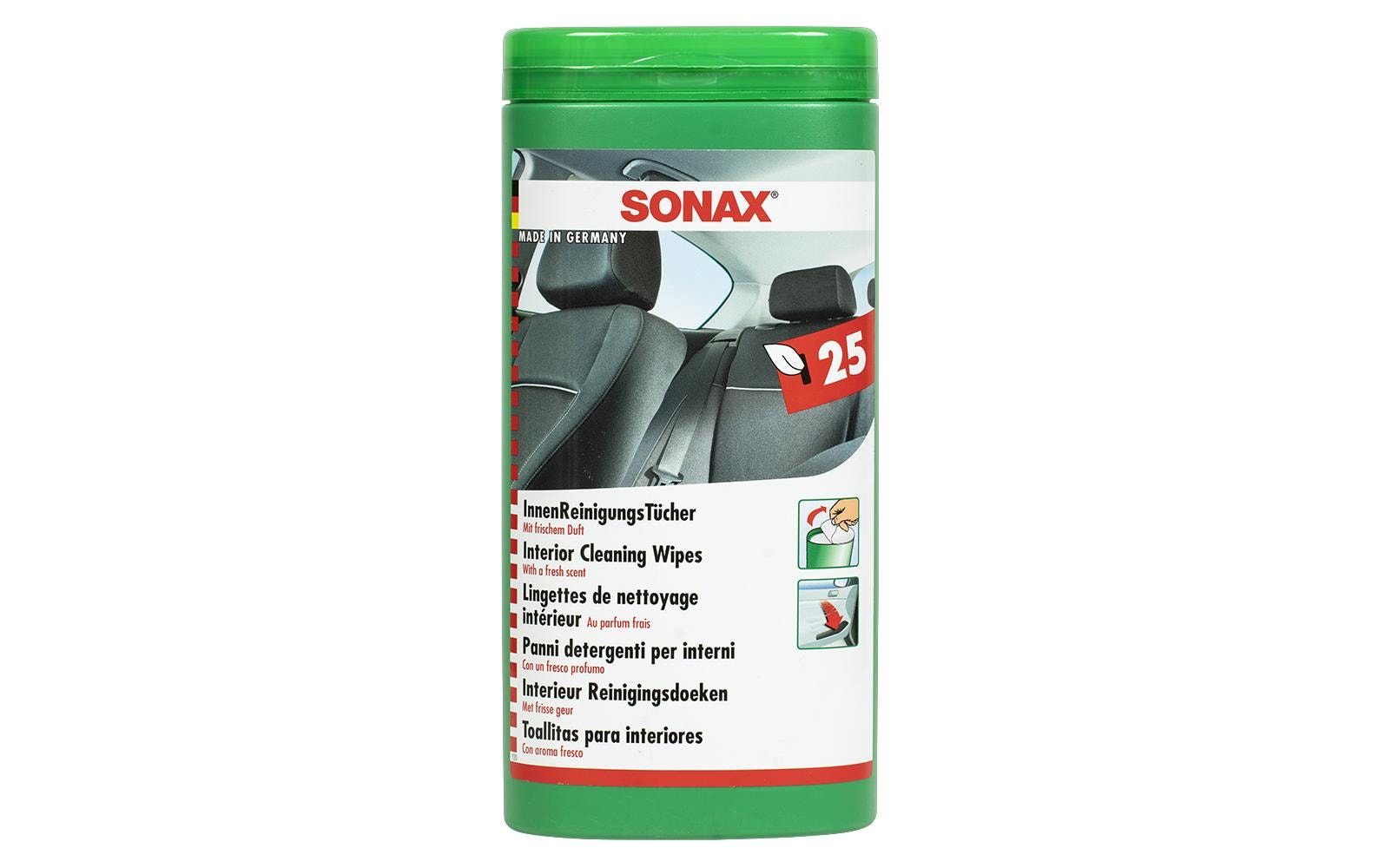 SONAX Tücherbox, Reinigung