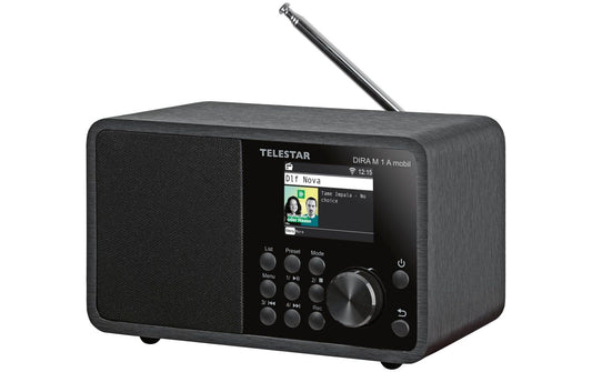 Telestar | DIRA M 1 A mobil | DAB+/UKW-Radio, Akku, EWF Notfallwarnsystem