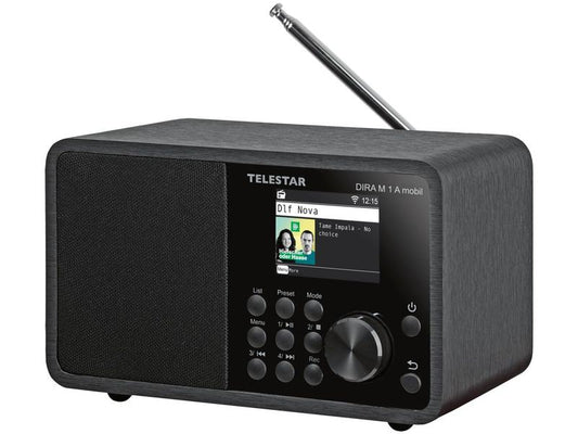 Telestar | DIRA M 1 A mobil | DAB+/UKW-Radio, Akku, EWF Notfallwarnsystem