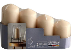 müller Kerzen | Adventsstufen-Set, Créme | Grösse: 12/10.5/9/7.5 x 5 cm (HxD)