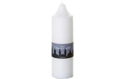 balthasar Kerze Church Candle, Weiss