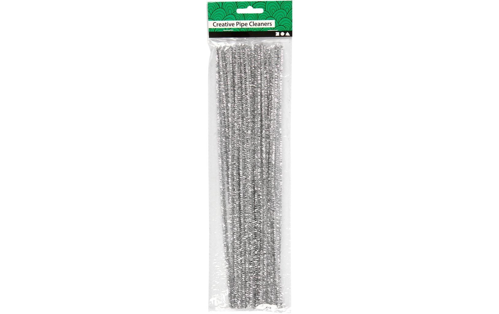 Creativ Company Chenilledraht silber 6 mm