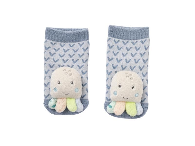 fehn | Rasselsocken | Oktopus / 0-12 Monate