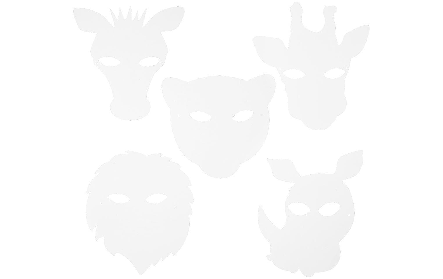 Creativ Company Masken aus Pappe Dschungel