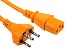 FURBER.power | F.power Netzkabel C13-T12 3.0m or | Orange