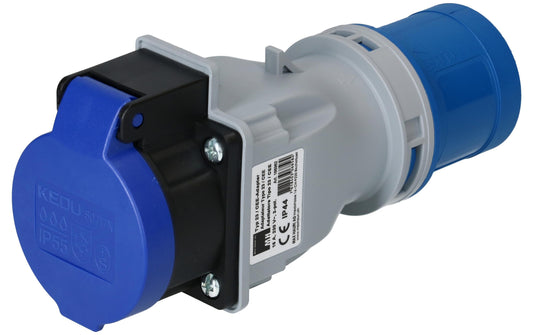 maxCAMP Adapter CEE-Stecker/Steckdose