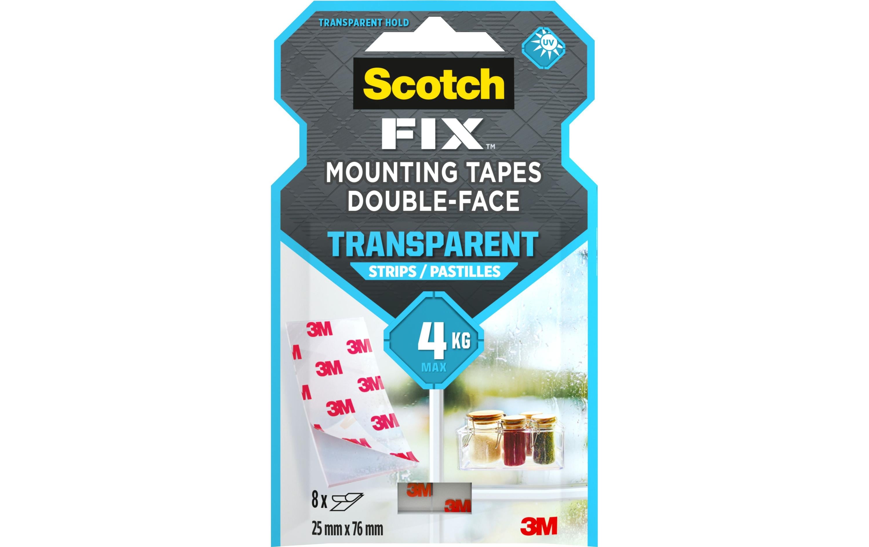 Scotch-Fix Transparente Montagestreifen