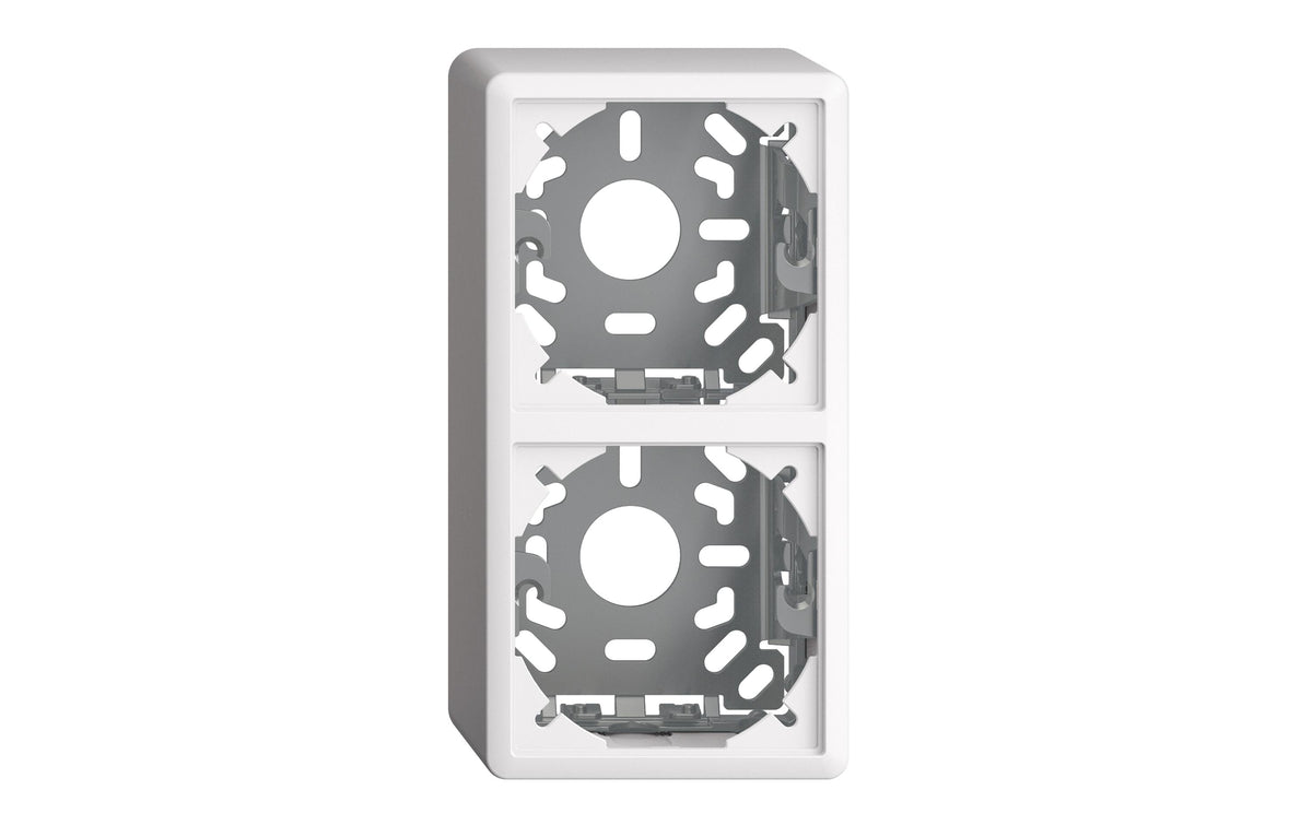 Feller EDIZIOdue Sockel I+I 54mm, AP, weiss