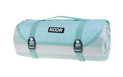 KOOR | Picknickd. Stripes mint 200x300 cm | 200x300cm, 100% Polyester