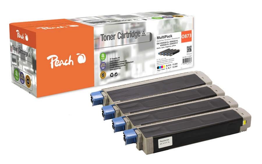 Peach Toner OKI MC853 XL MultiPack