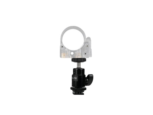 Nanlite | T12 Halterung transparent | mit mini Kugelkopf