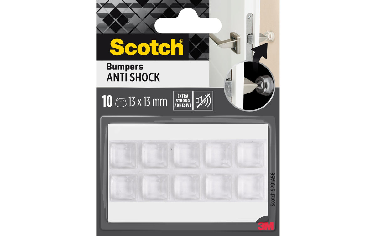 Schutzpuffer  transparent, 13mm x 13mm