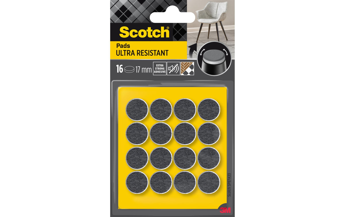 3M, Filzgleiter Ultra Resistant, Ø 17 mm, G