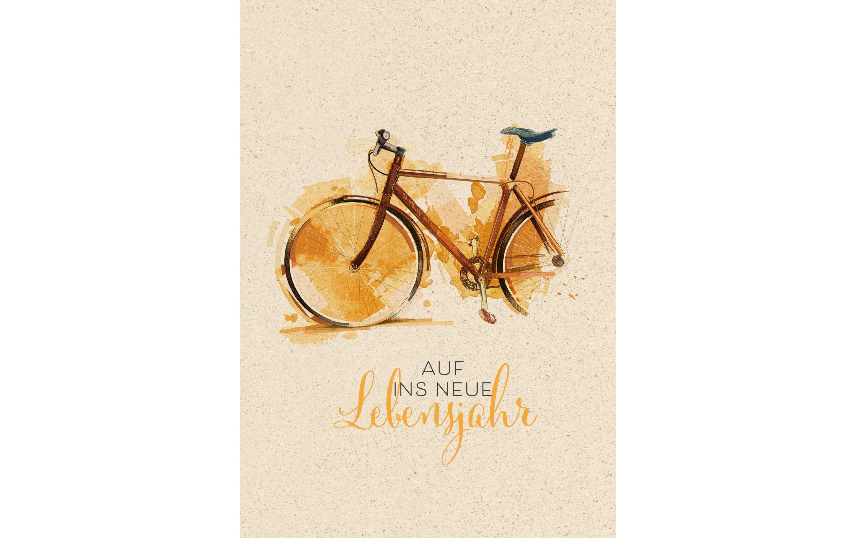 Natur Verlag, Geburtstagskarte Velo 17.5 x