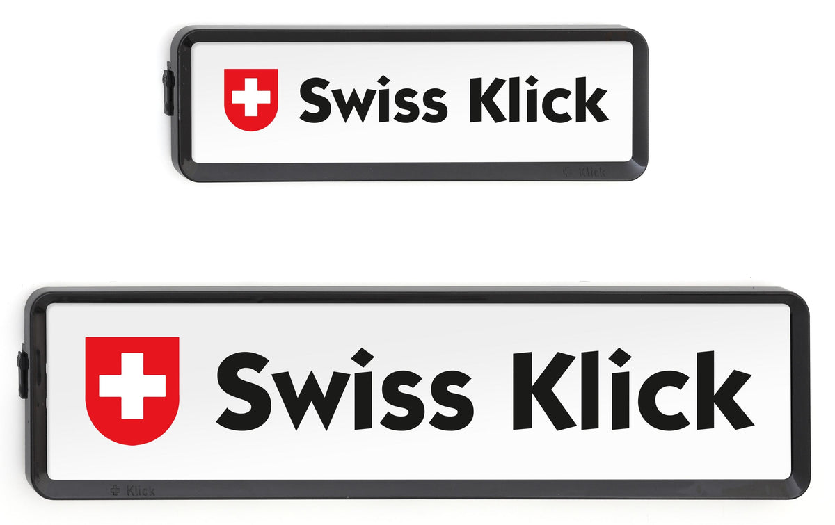 Swiss Klick, Kennzeichenhalterset Langforma