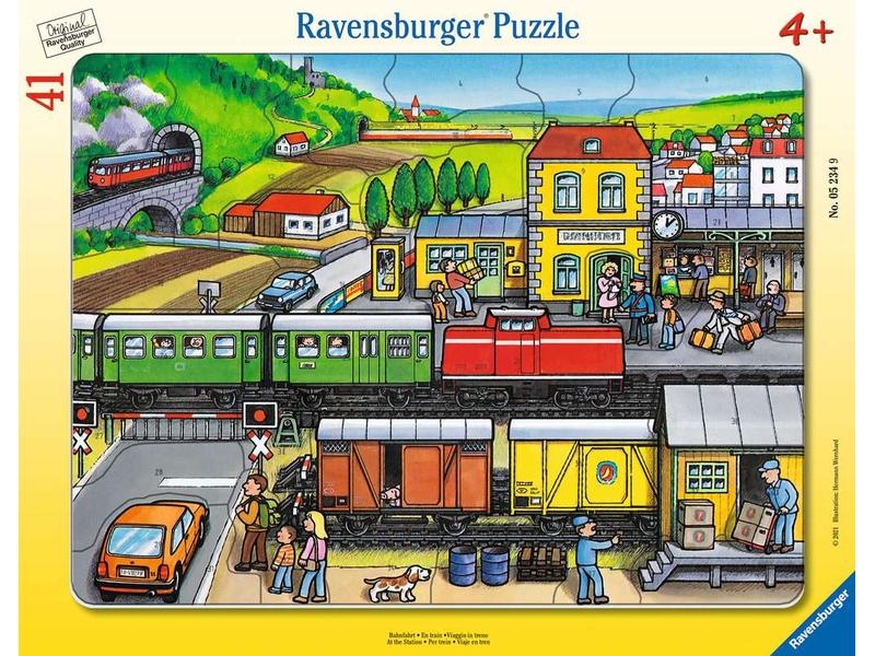 Ravensburger | Puzzle Bahnfahrt | Ab 4 Jahren