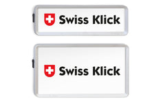SWISS KLICK Nummernrahmen Hochformat SET