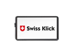 Swiss Klick | Nummernrahmen hinten, schwarz | Hochformat 16x30cm