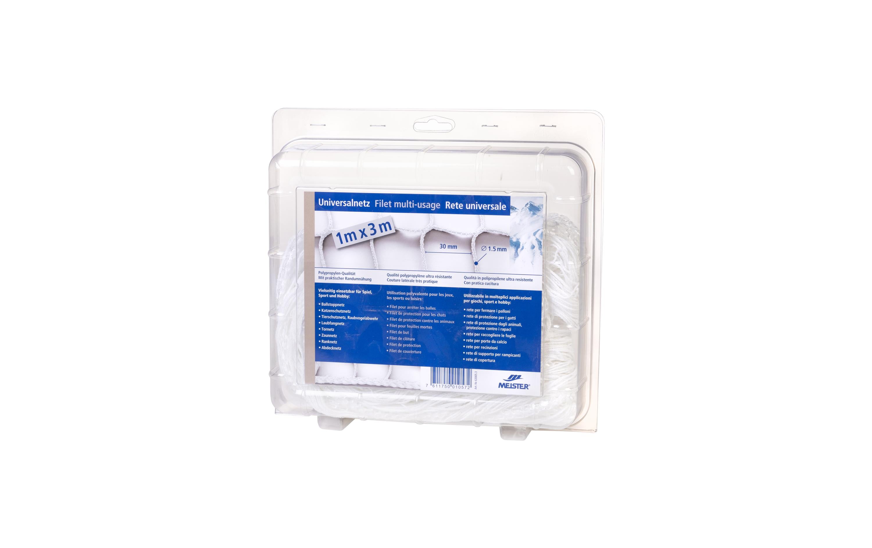 Universalnetz PP 1.5mm/1x3m weiss