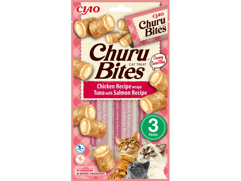 CIAO Churu | Bites Thunfisch, Lachs & Huhn | 3 x 10g