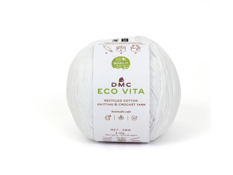 DMC | Eco Vita, weiss | 3 mm, 100 g, 100 % CO, 250 m