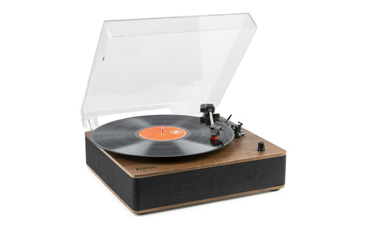 Fenton | RP161 | Plattenspieler Speaker/BT, dunkle Holzoptik