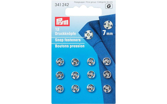 Prym Annähdruckknopf, silber