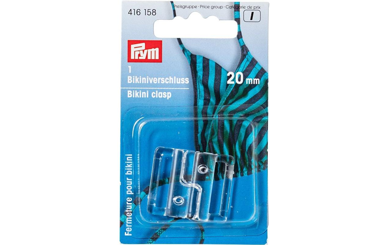 Prym Bikini- + Gürtelverschlüsse, transp.