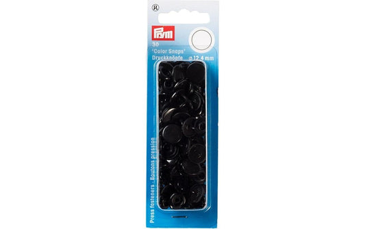 Prym Druckknopf Color Snaps, schwarz