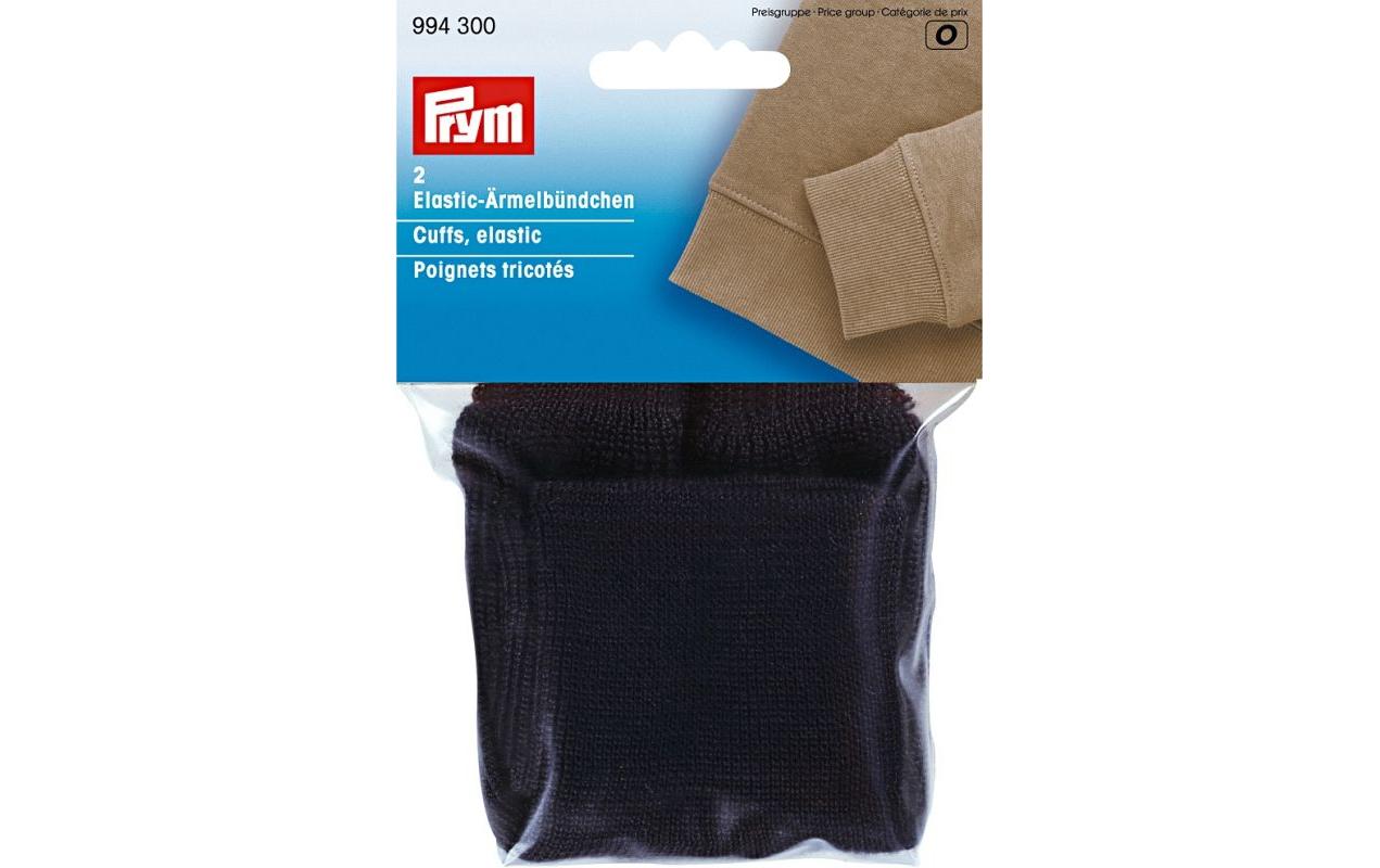 Prym Elastic-Ärmelbündchen, schwarz
