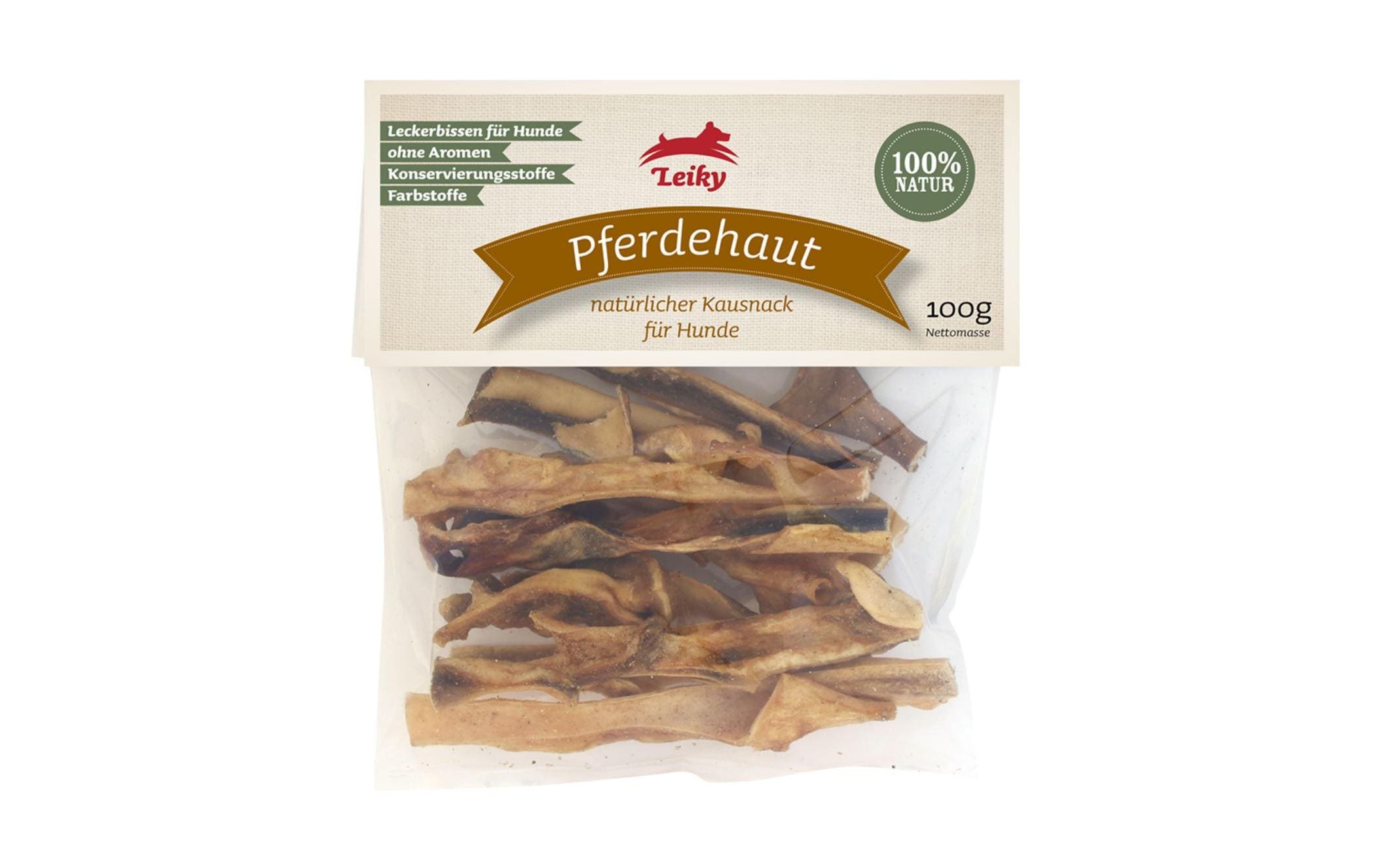 Leiky Pferdehaut 100g
