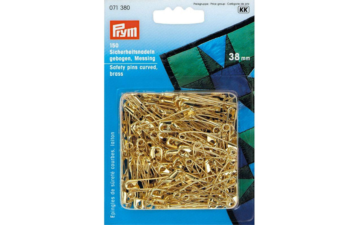 Prym Sicherheitsnadeln Messing gebogen