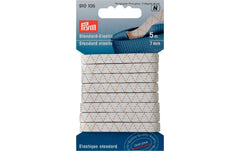 Prym | Standard-Elastic, weiss | 7 mm, Karte 5 m