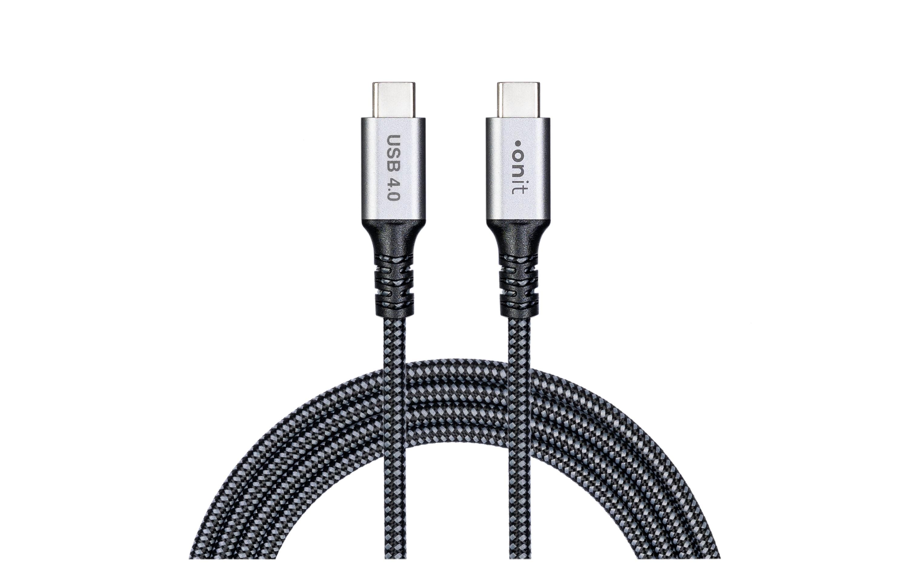 onit, USB4-Kabel Pro USB C - USB C 3 m, Gra