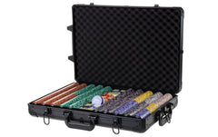 FTM | Pokerkoffer PRO Black Edition | 1000x Clay-Chips