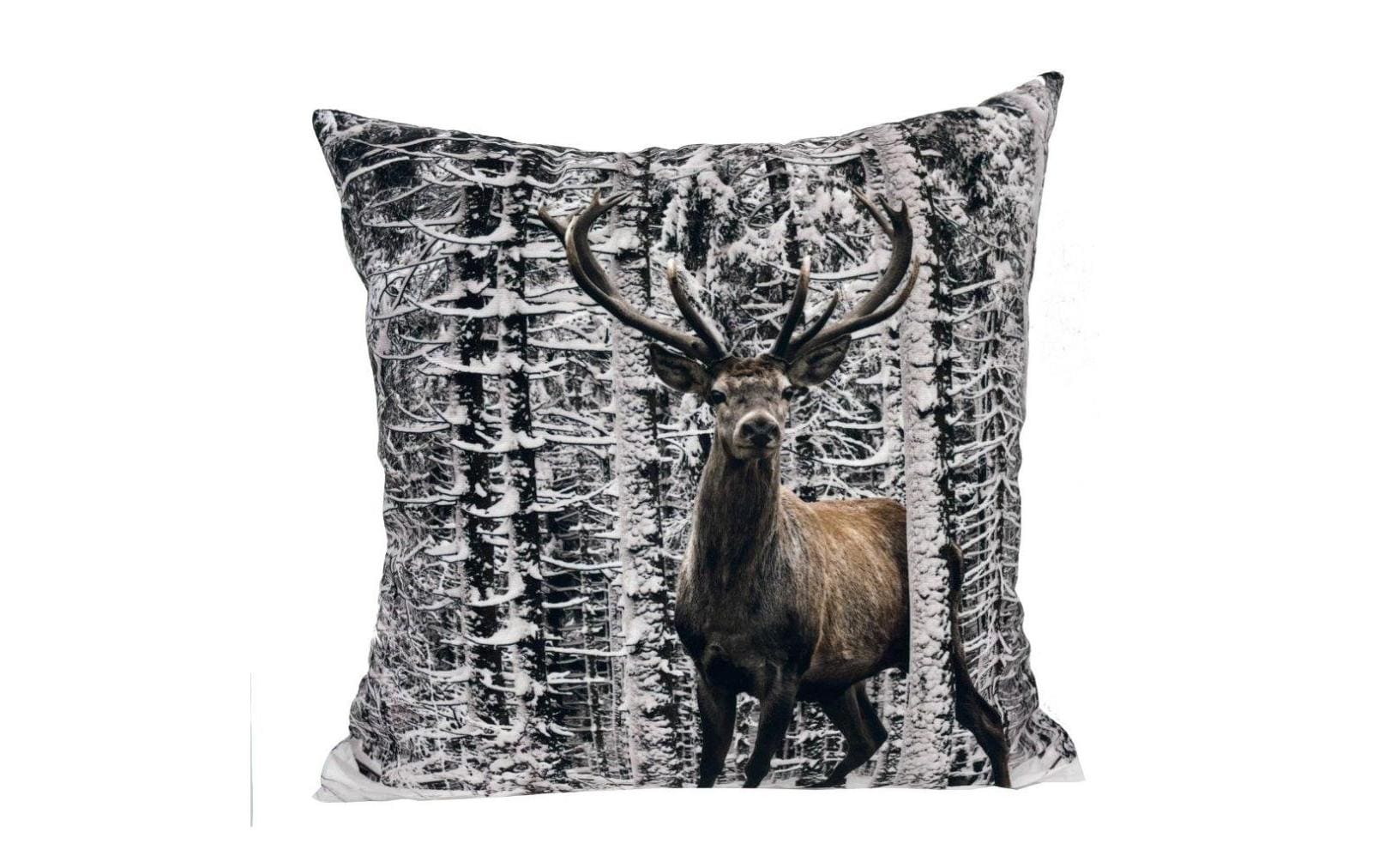 Dameco Kissen gefüllt Hirsch, 40x40 cm