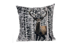 Dameco Kissen gefüllt Hirsch, 40x40 cm