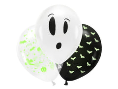 Partydeco | UV-Ballons | 7cm, BOO! Mix