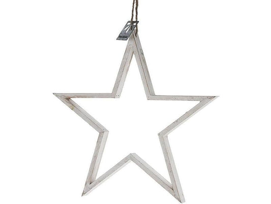 CHALET | Aufhänger Stern S | Grösse: 30x2x29cm, Holz