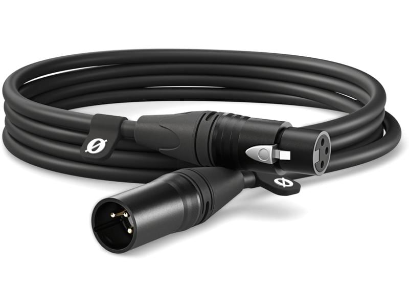 Rode | XLR-3 Black | Mikrofonkabel, 3m, schwarz