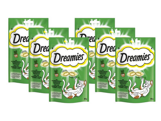 Dreamies | Snack mit Katzenminze-Geschmack | 6x60g