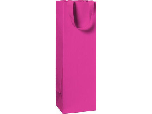 Stewo | Flaschentasche One Colour | 11 x 10.5 x 36 cm, Pink