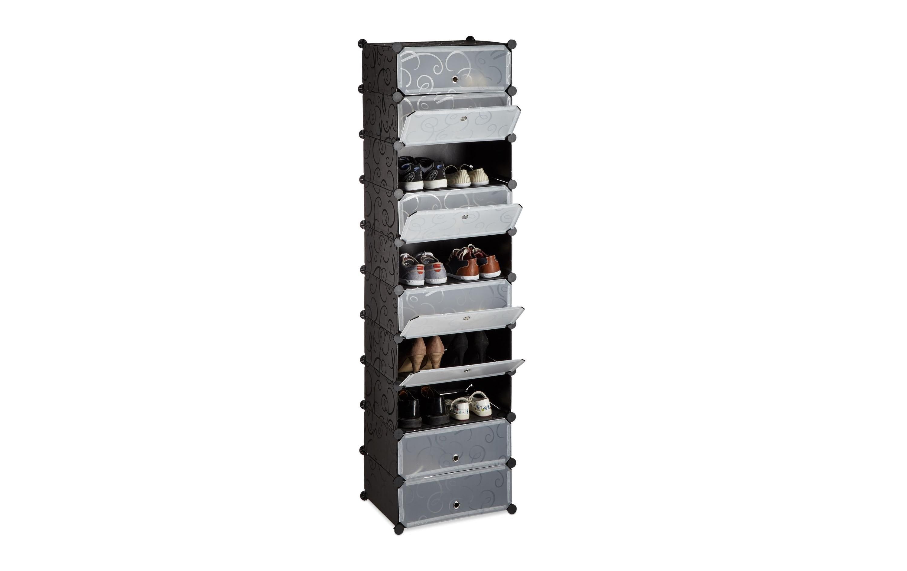 relaxdays, Schuhschrank mit 10 Ebenen 176 x