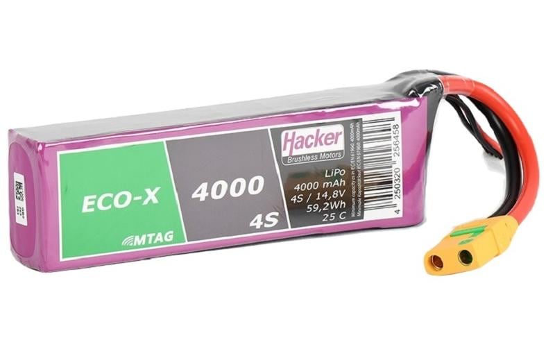 TF ECO-X LiPo-Akku 14.8V 4000mAh 4S 25C